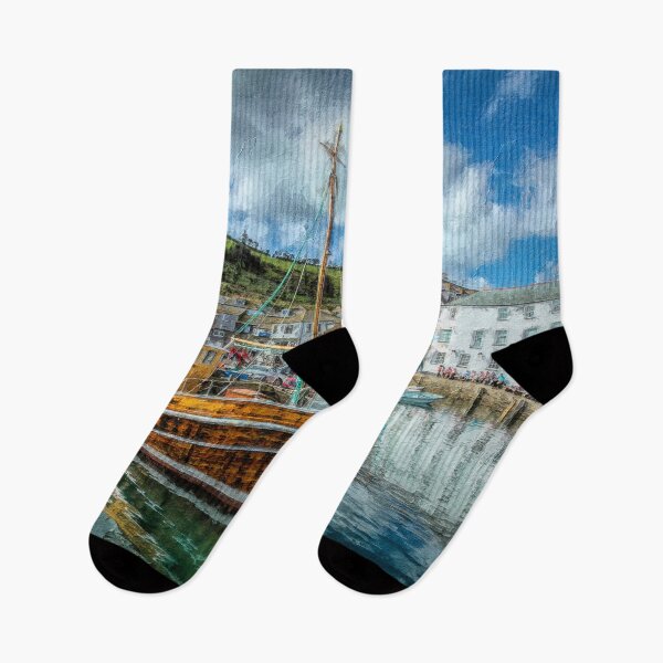 Item preview, Mevagissey Boat. Digital Painting designed and sold by Barrie Tumbridge.