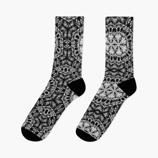 Item preview, Black and white fractal design 6 designed and sold by RubyzArt.