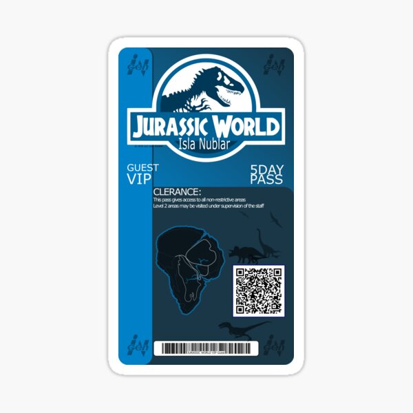 Item preview, Jurassic World - VIP - ticket designed and sold by jc007.