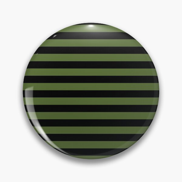 Item preview, Rayas frescas en negro y verde oliva oscuro designed and sold by TopplundDesigns.