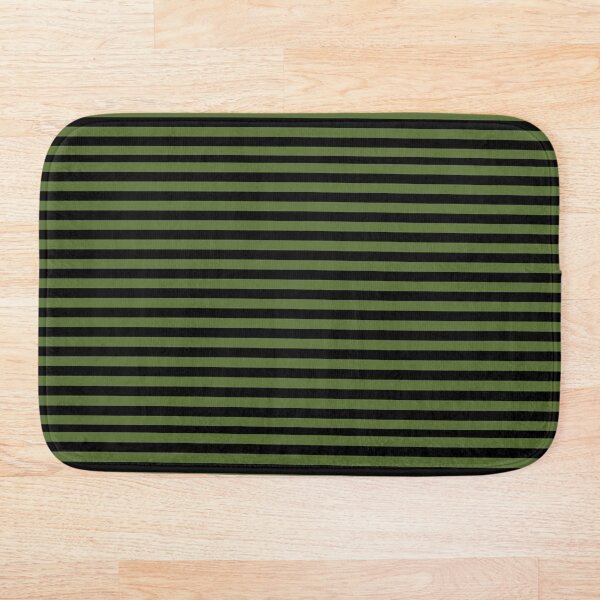 Item preview, Cool Black and Dark Olive Green Stripes designed and sold by TopplundDesigns.