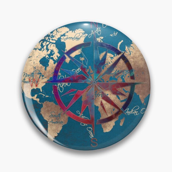 Item preview, world map wind rose 7 #worldmap #map designed and sold by JBJart.