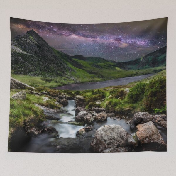 Item preview, Tryfan Mountain Snowdonia by Starlight designed and sold by AJEvans.
