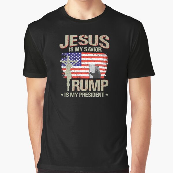 Item preview, Jesus Is My Savior Trump Is My President designed and sold by MinsND.