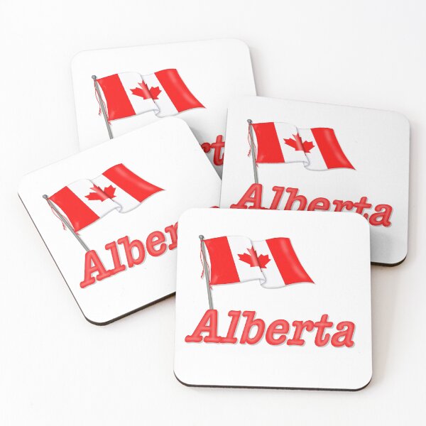 Item preview, Canada Waving Flag - Alberta designed and sold by SpiceTree.