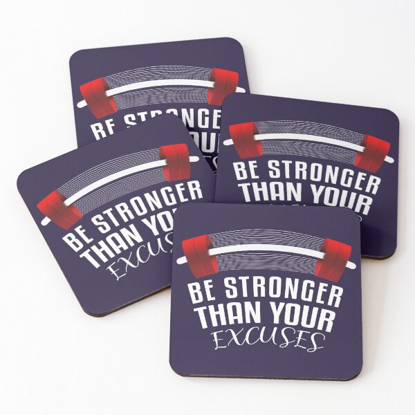 Item preview, Inspirational quote Be Stronger Than Your Excuses designed and sold by Designhub1000.
