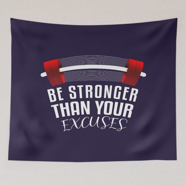 Item preview, Inspirational quote Be Stronger Than Your Excuses designed and sold by Designhub1000.