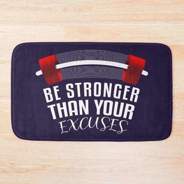 Item preview, Inspirational quote Be Stronger Than Your Excuses designed and sold by Designhub1000.