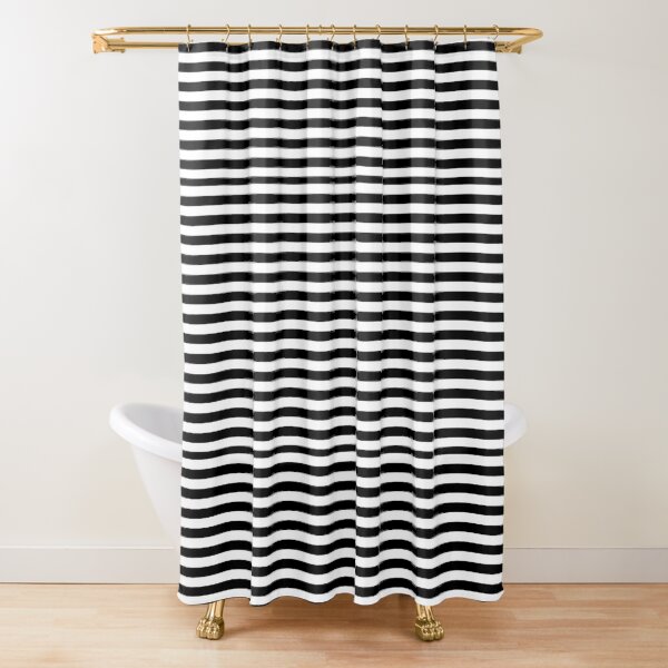 Item preview, Trendy Black and White Stripes Punk Gothic Chic designed and sold by TopplundDesigns.