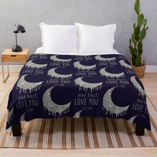 Item preview, Love you to the moon and back ❤️ typography with drip art moon designed and sold by Sonia dutta_art.