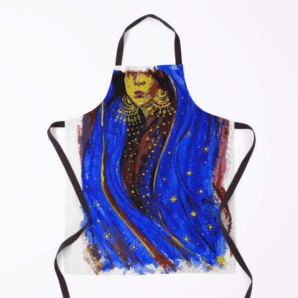 Artikelvorschau, Stammes-Mädchen Saree traditionelle indische Acrylmalerei entworfen und verkauft von rohanch24.