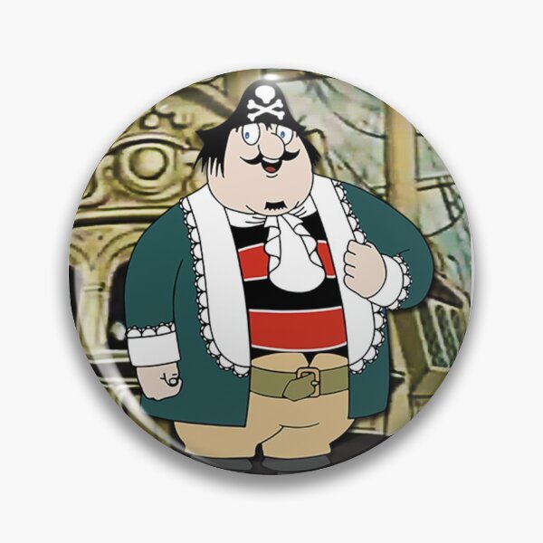 Item preview, Captain Pugwash next to The Black Pig. 1970's TV animation designed and sold by markstones.
