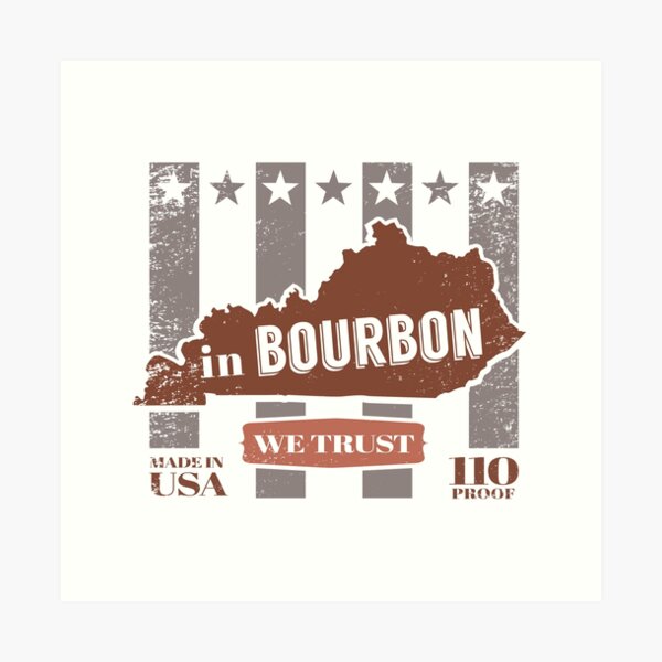 Item preview, In Bourbon We Trust (warm tone) designed and sold by BourbonMania.
