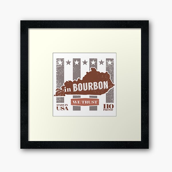 Item preview, In Bourbon We Trust (warm tone) designed and sold by BourbonMania.