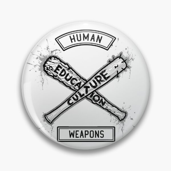 Item preview, Human weapons, education culture, white t-shirt designed and sold by Madtwins.