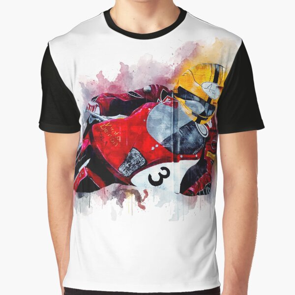 Road Racer Paint Splash Graphic T-Shirt