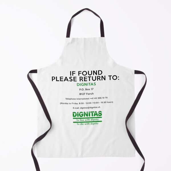 Item preview, If found return to DIGNITAS designed and sold by markstones.