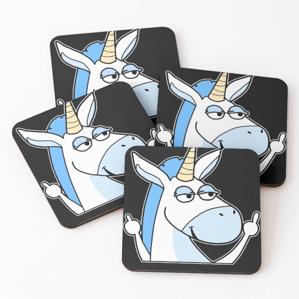 Item preview, Unicorn Middle Finger Naughty Funny designed and sold by Imutobi.