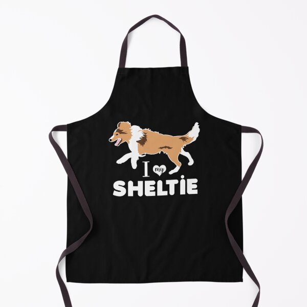 Item preview, Shetland Sheepdog Sheltie Pattern Miniature Collie Dog Breed in Blue designed and sold by Art by Jess.