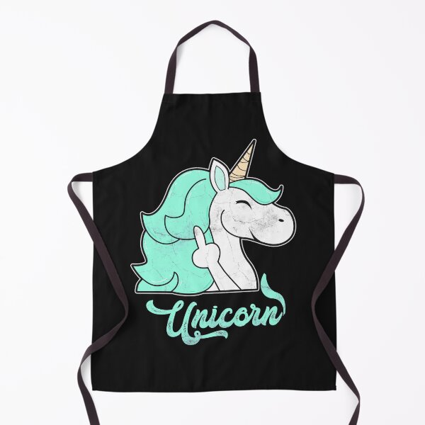 Item preview, Cute unicorn middle finger woman designed and sold by Imutobi.