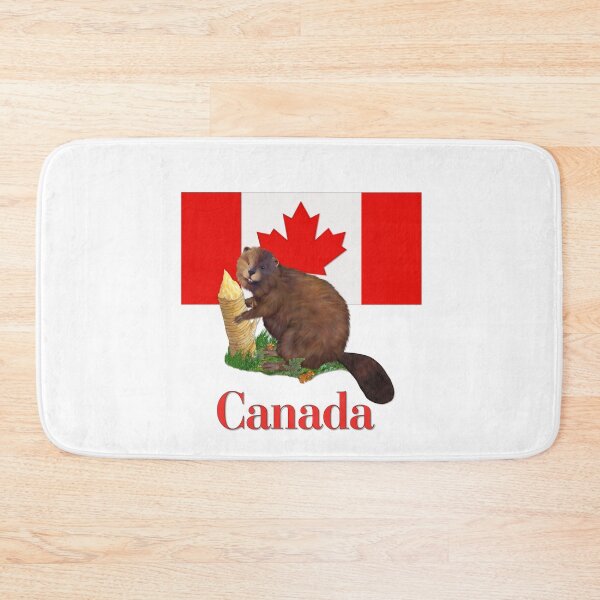 Item preview, Canadian Flag and Beaver designed and sold by SpiceTree.