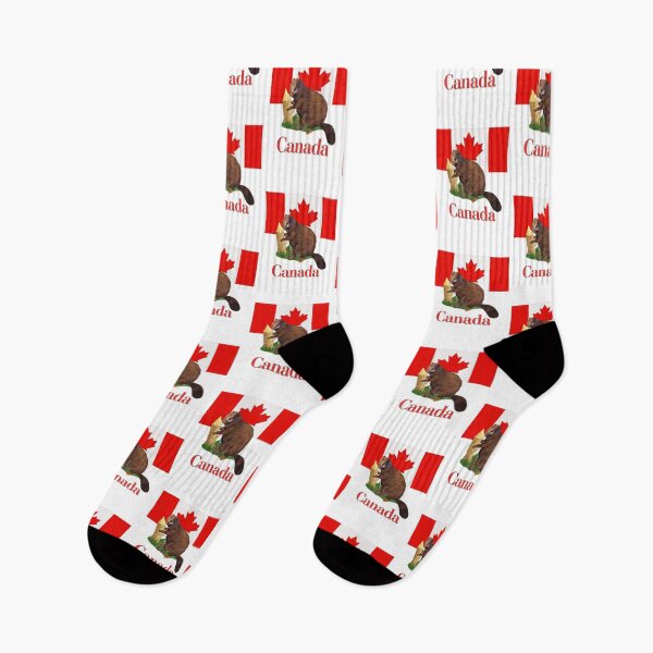 Item preview, Canadian Flag and Beaver designed and sold by SpiceTree.