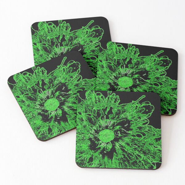 Item preview, Cosmic Flower Eruption in Neon Green designed and sold by Brenda Moszer.
