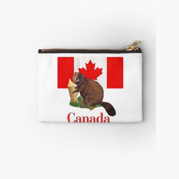 Item preview, Canadian Flag and Beaver designed and sold by SpiceTree.