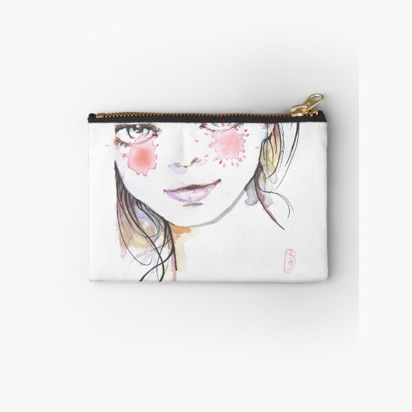 Item preview, Watercolor girl sweet face designed and sold by moniquevansteen.