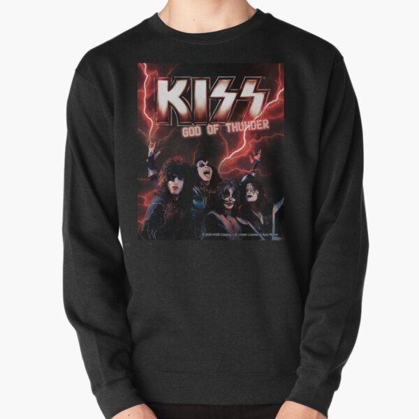 KISS rock band music - God Of Thunder Pullover Sweatshirt