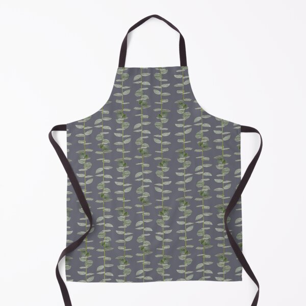 Item preview, Eucalyptus Patterns with Dusty Purple Background Realistic Botanic Patterns Organic & Striped Patterns designed and sold by TurningMoss.