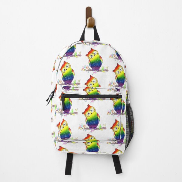 Item preview, Great rainbow owl designed and sold by chidori.