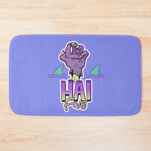 Item preview, Hai (Shark in German) Five - High 5 Funny Scary Zombie Hand Deutsch Pun designed and sold by Time4German.
