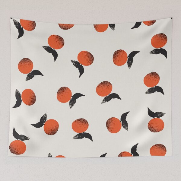 Item preview,  Happy Oranges (off-white background) designed and sold by Octavia Soldani.