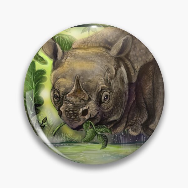 Item preview,  animal destacado, el rinoceronte de Javan es crítico en la lista roja de especies en peligro de extinción. Existen menos de 70 en la naturaleza y ninguno en cautiverio. Para obtener más información sobre estos maravillosos pero raros rinocerontes, visite designed and sold by Shadowind.