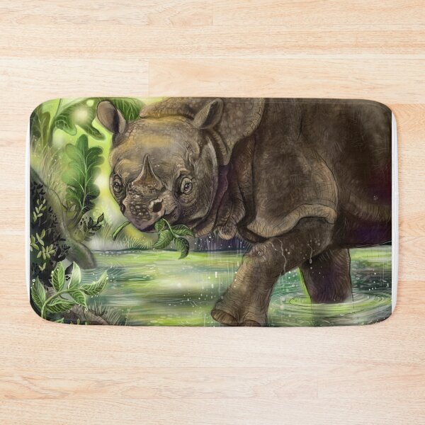Item preview, Endangered Animal Javan Rhino designed and sold by Shadowind.
