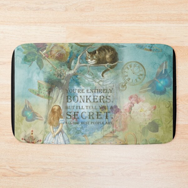 Item preview, Wonderland - Bonkers Quote- Alice in Wonderland designed and sold by maryedenoa.