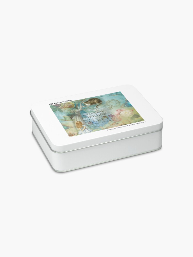 Alternate view of Wonderland - Bonkers Quote- Alice in Wonderland Jigsaw Puzzle