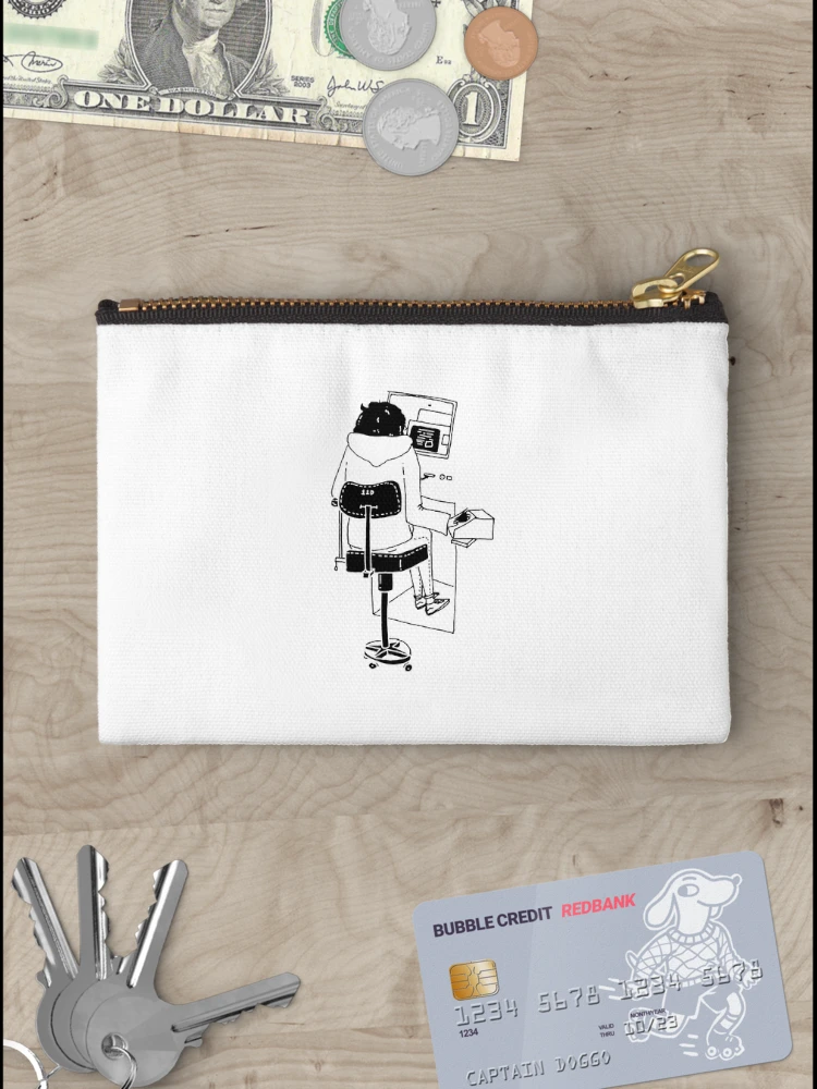 Thumbnail 3 of 4, Zipper Pouch, Computer guy designed and sold by defuma.
