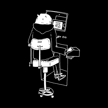 Artwork thumbnail, Computer guy by defuma
