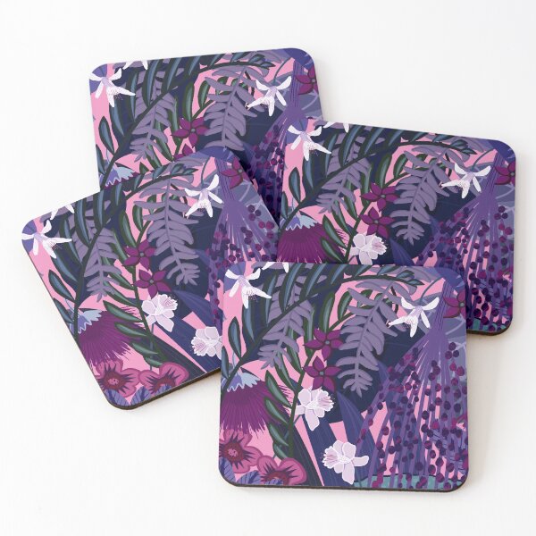 Item preview, Tropicana mauve designed and sold by ElliePDesigns.