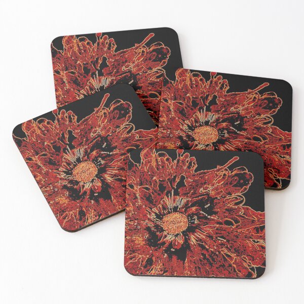 Item preview, Cosmic Flower Eruption in Orange designed and sold by Brenda Moszer.