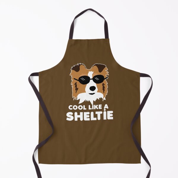 Item preview, Shetland Sheepdog Sheltie Pattern Miniature Collie Dog Breed - Brown background designed and sold by Art by Jess.