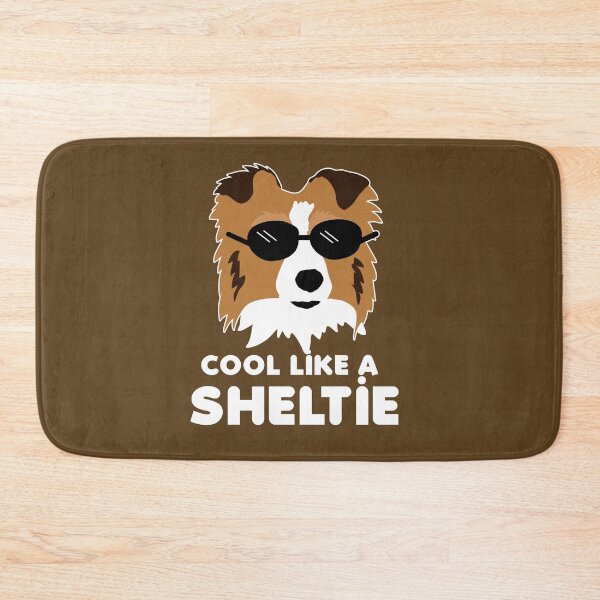 Item preview, Shetland Sheepdog Sheltie Pattern Miniature Collie Dog Breed - Brown background designed and sold by Art by Jess.