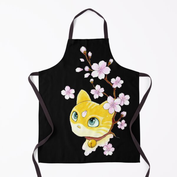 Item preview, cat and cherry blossoms small pattern designed and sold by chidori.