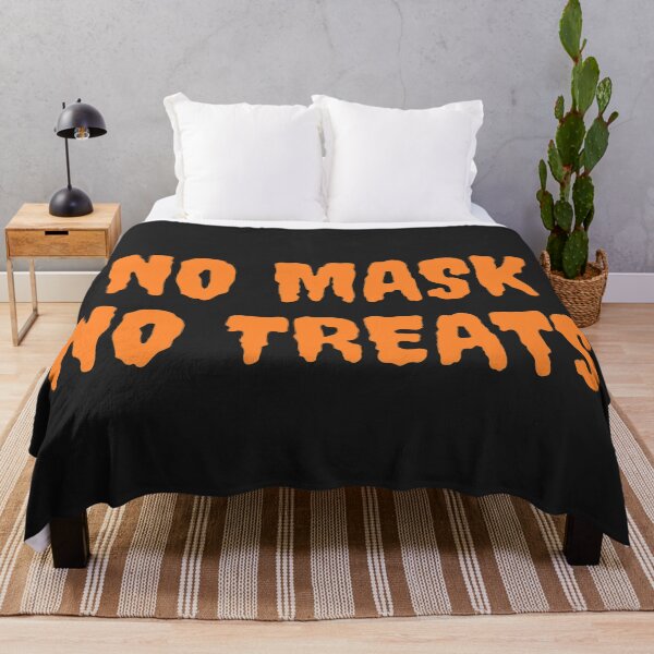 Item preview, No Mask No Treat - Social Distancing Halloween designed and sold by mydoodlesateme.