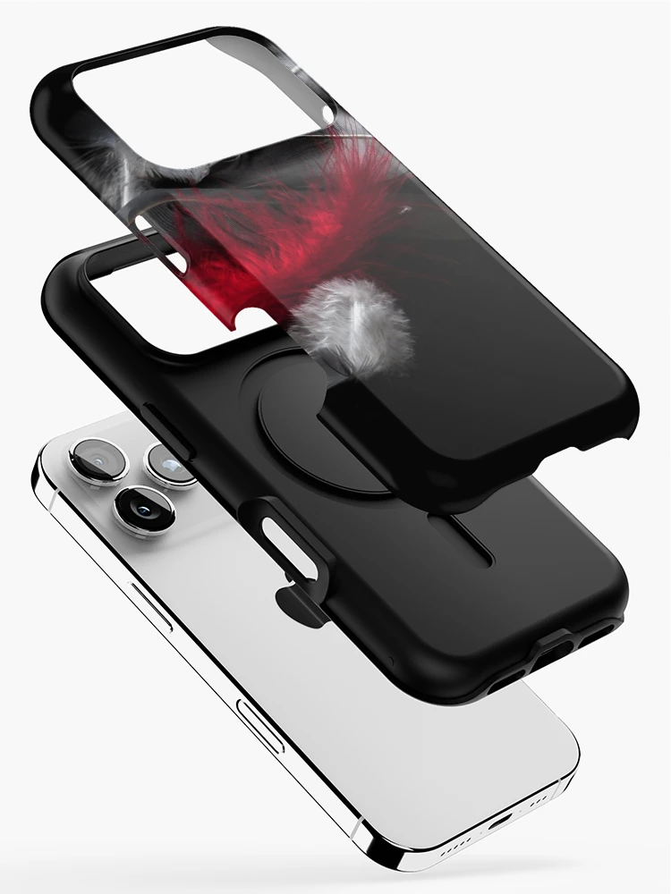 Thumbnail 2 of 4, iPhone Case, Red Feather designed and sold by Randi Grace Nilsberg.