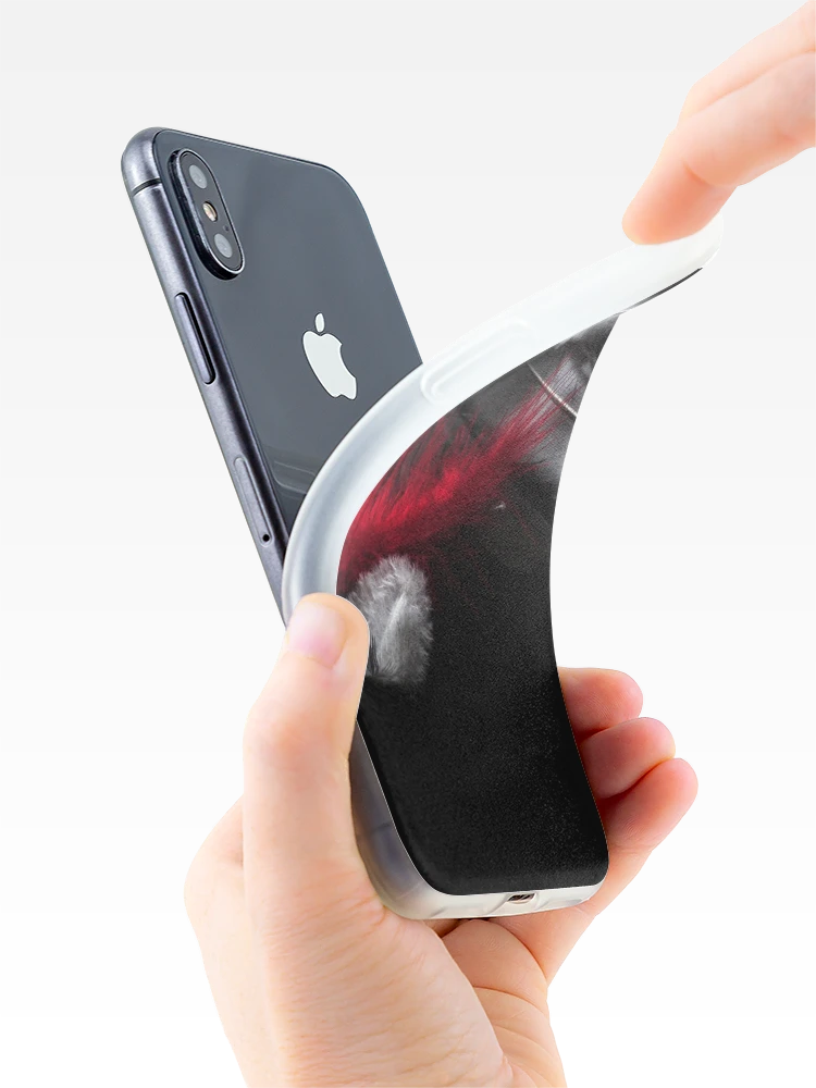 Thumbnail 4 of 5, iPhone Case, Red Feather designed and sold by Randi Grace Nilsberg.