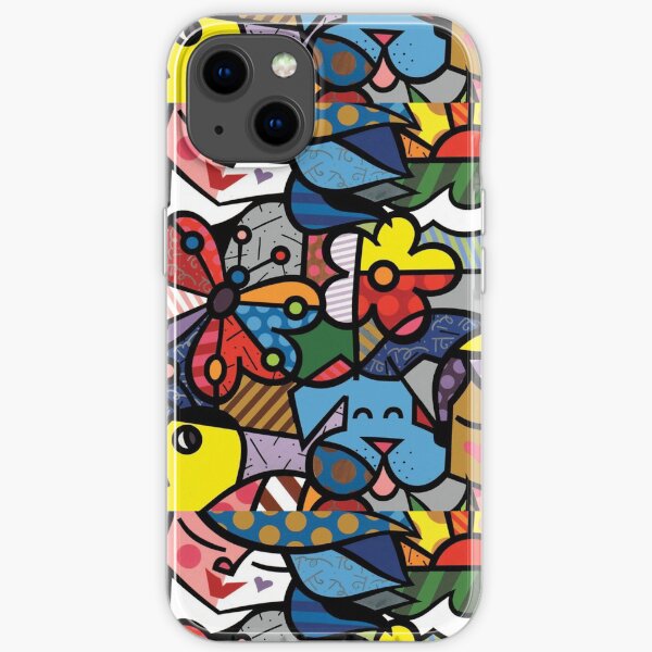 The art of Romero Britto iPhone Soft Case