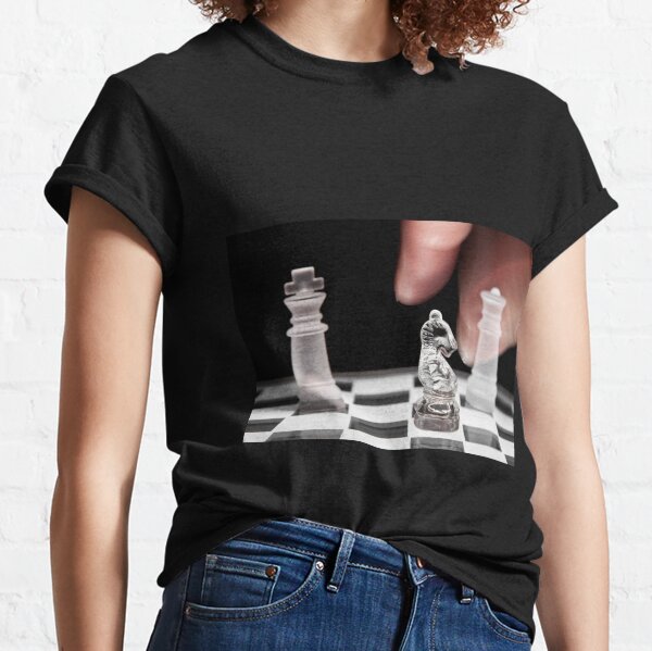 Chess 101: The knight moves to put the king in check Classic T-Shirt